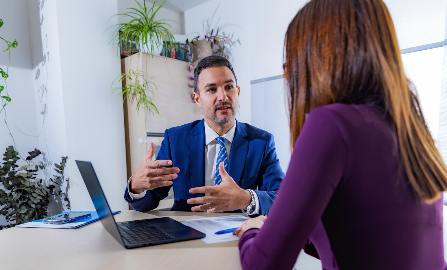 Business consultation meeting