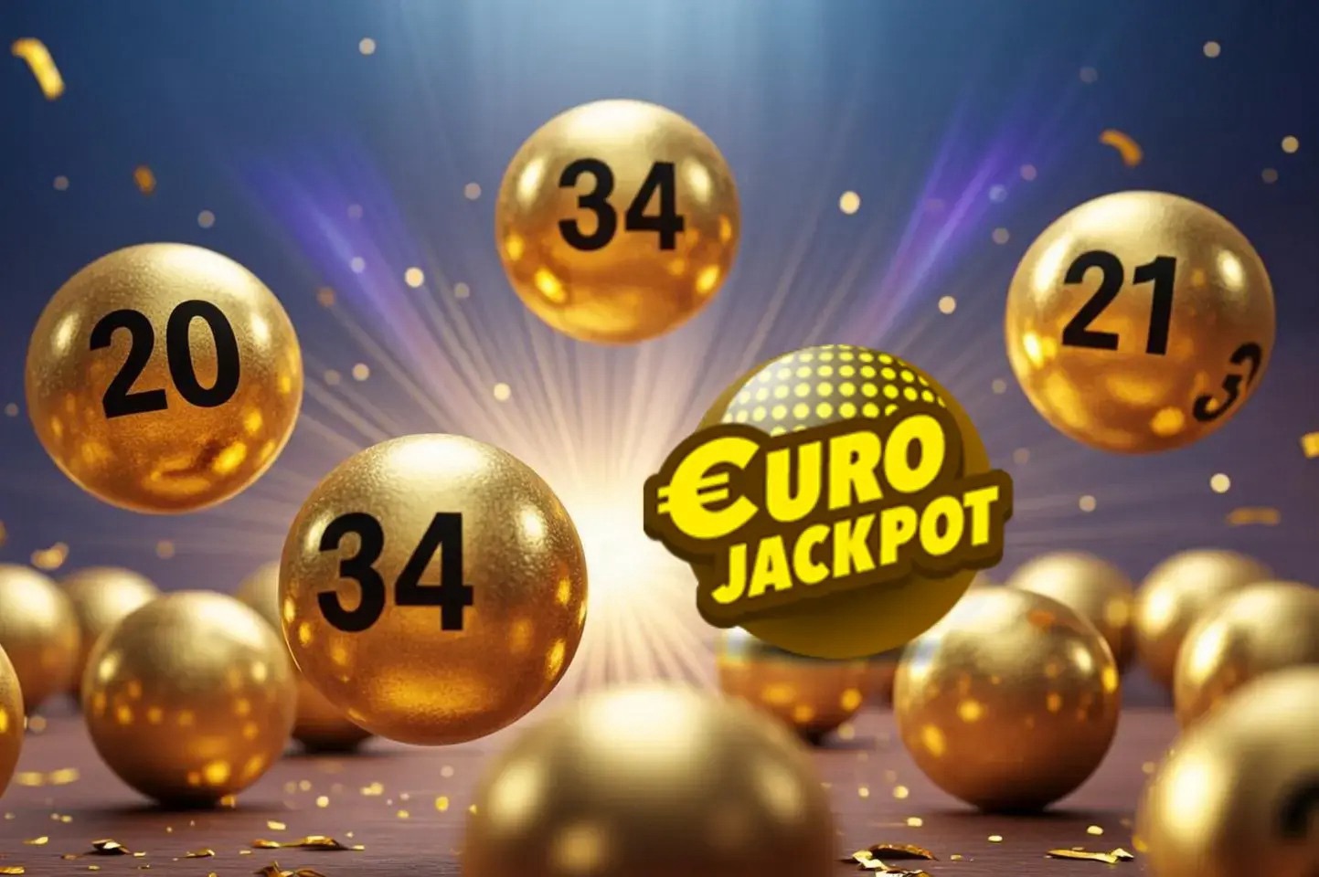 Euro jackpot lottery balls